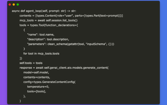 How to Create a Custom Model Context Protocol (MCP) Client Using Gemini