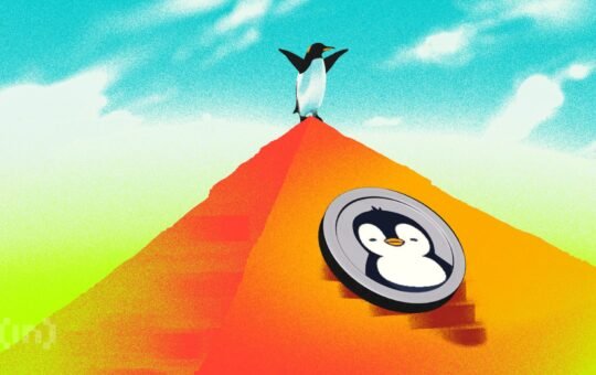 Pudgy Penguins (PENGU) Rockets 34%, Approaches Three-Month High of $0.019
