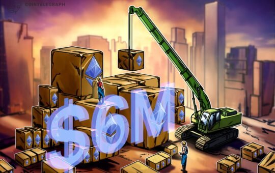 ETH ETF Holdings Hit 6.4M As Ether Tags $4.6K