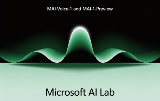 Microsoft AI Lab Unveils MAI-Voice-1 and MAI-1-Preview: New In-House Models for Voice AI