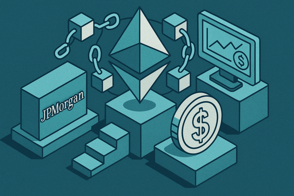 JPMorgan expands blockchain push with tokenized money-market fund on Ethereum