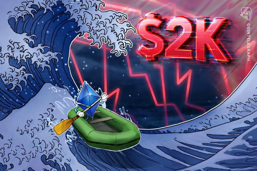 ETH Falls Under $2K, But Whales Accumulate as Retail Traders Capitulate