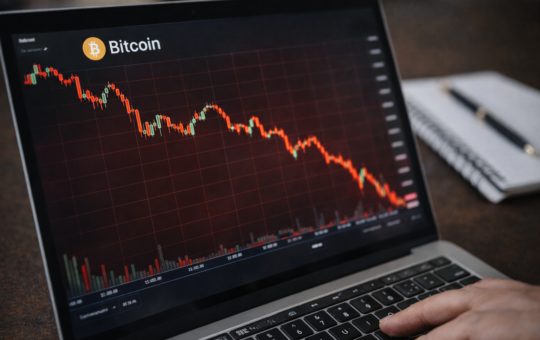 bitcoin trading chart goes down