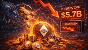 Smart Money Still Selling Ethereum? Futures CVD Shows $5.7B Bearish Pressure