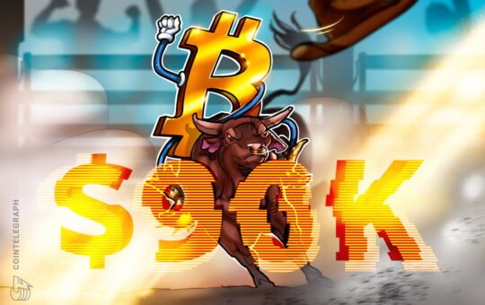 Bitcoin Price Chart Targets $90K As Transaction Count Hits 17-month High