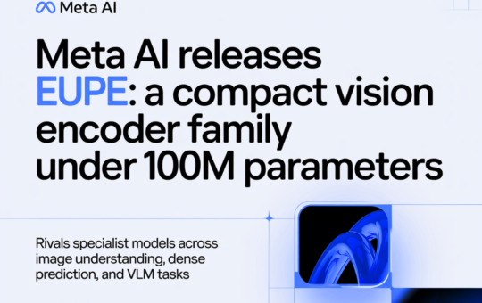 Meta AI Releases EUPE: A Compact Vision Encoder Family Under 100M Parameters That Rivals Specialist Models Across Image Understanding, Dense Prediction, and VLM Tasks