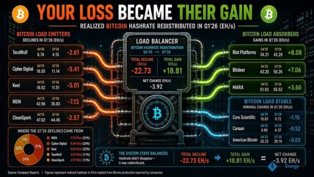 Miner Weekly – The Great Bitcoin Mining Power Shift: Who Won Q1?