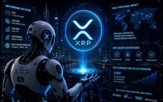 ChatGPT AI predicts XRP reaching up to $8.00 by late 2026, as the chart coils tightly at $1.33 ahead of CME Group’s historic 24/7 continuous trading launch.