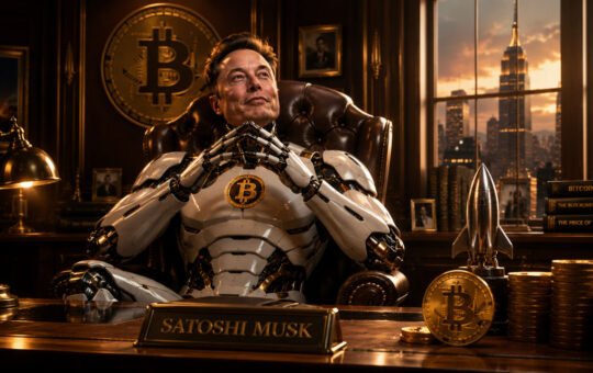 Elon Musk SpaceX AI predicts a stealthy Bitcoin floor at $63,000, utilizing a text-book short-squeeze targeting $78,000 by mid-July.