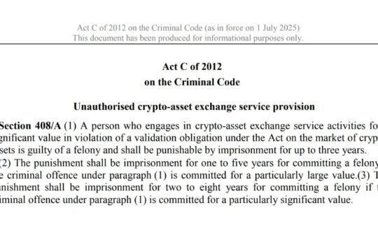 Hungary Repeals Strict Crypto Rules to Align With EU MiCA Framework