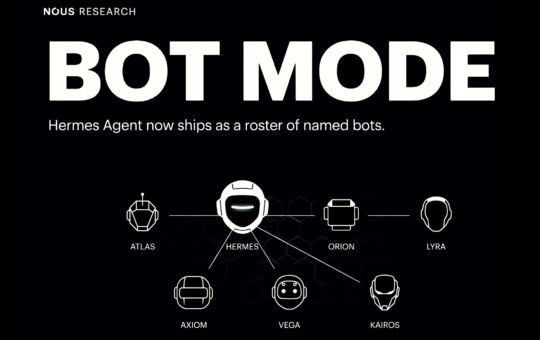 Nous Research Ships Bot Mode for Hermes Agent, Turning Agent Profiles Into a Roster of Named Bots