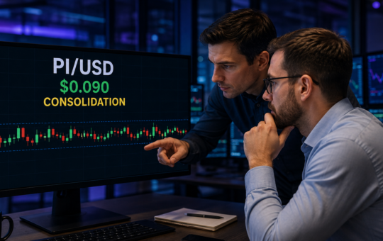 Pi holds above $0.085 support as crypto market recovery loses momentum