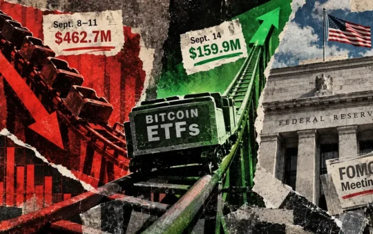 Bitcoin ETF inflows are back, but BlackRock is carrying the market into the Fed meeting