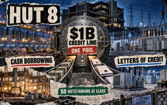 Hut 8 locks in $1B credit line, but faces 40% liquidity rules