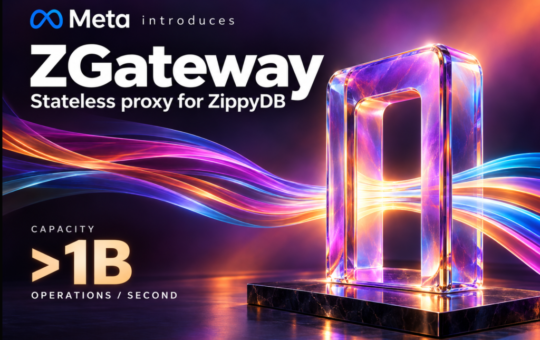 Meta Introduces ZGateway: A Stateless Proxy Tier That Unifies ZippyDB Traffic and Handles Over 1 Billion Operations Per Second
