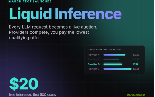 Architect Launches Liquid Inference, a Real-Time Auction for LLM Inference