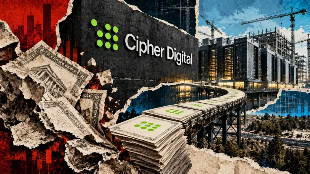 Cipher's $850 million AI bet deepens investor scrutiny as Bitcoin miner's stock plunges 52%