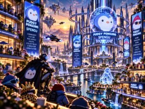 Google Gemini AI predicts that PENGU could surge more than 15x by January 1, 2027, but only if a historic IP deal can be struck