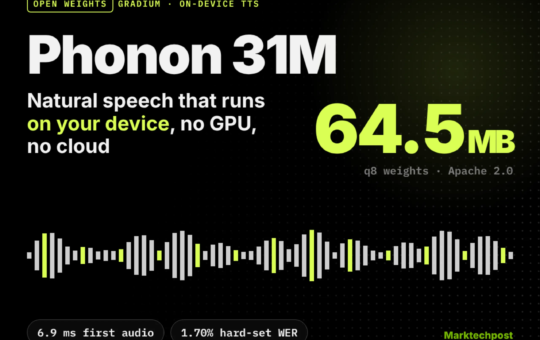 Gradium Open-Sources Phonon, a 31M-Parameter On-Device TTS Model Under Apache 2.0