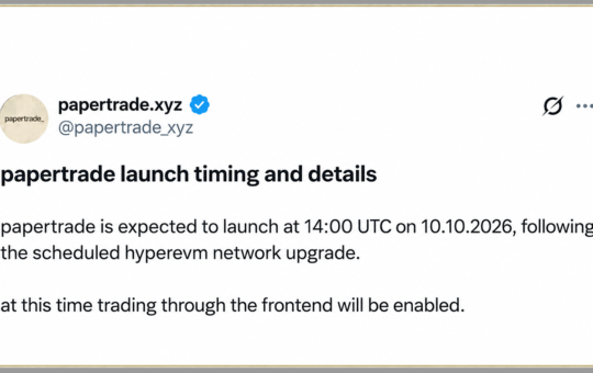Papertrade Perp DEX Pulls in $118M in 24 Hours With 1,000x Leverage – Bitcoin News