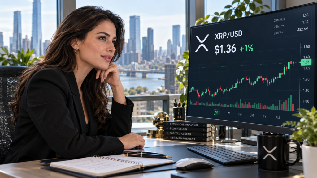 XRP rebounds from $1.32 as Standard Chartered adds RLUSD custody